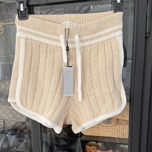 Rag & Bone Beige Knit  Shorts